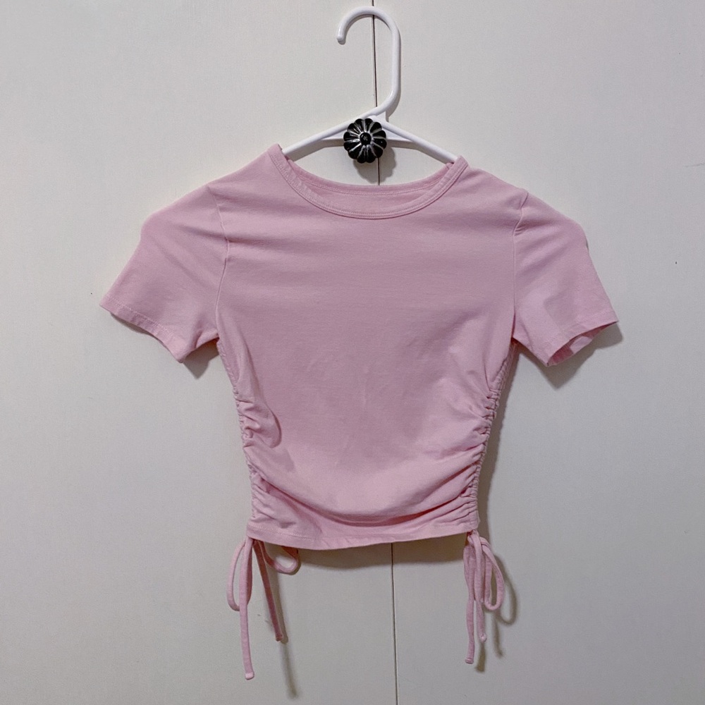 hollister cinched side tee